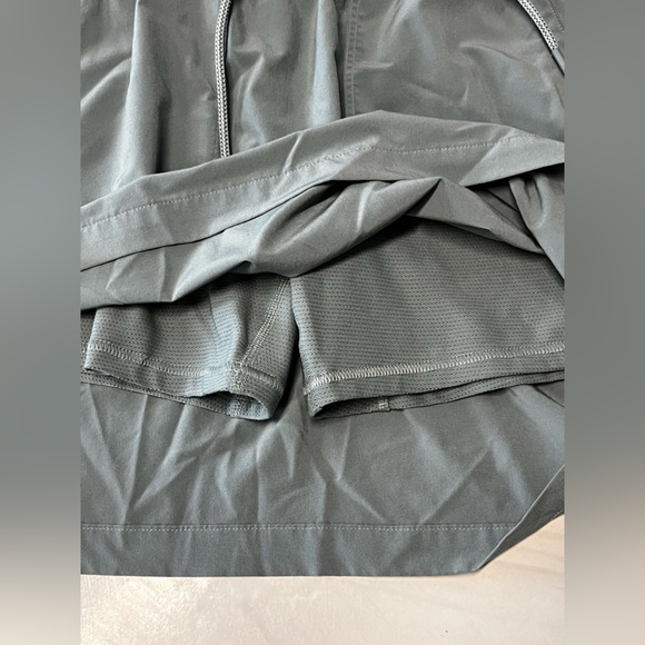 Athleta | Gray Expedition Athletic Shorts Skort Skirt Drawstring Dress 4 - Picture 12 of 13